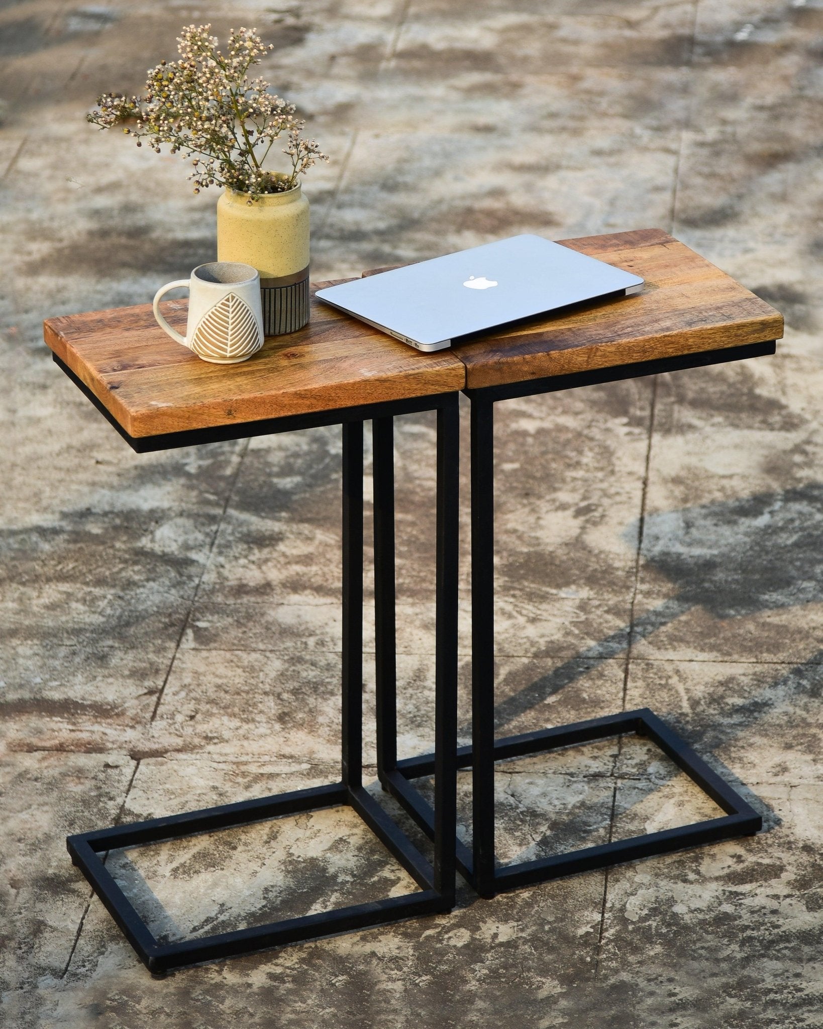Mango Wood Side Tables - TesuTable