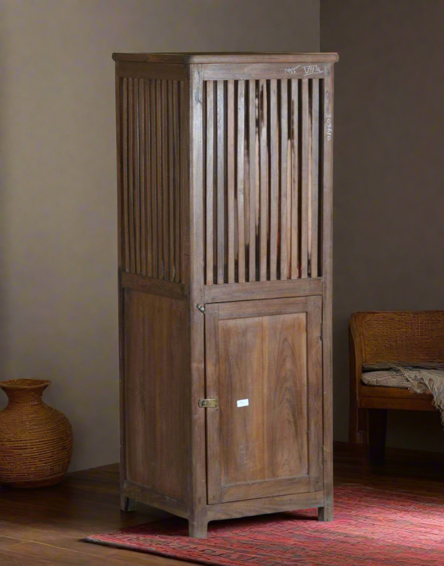 Antique Wooden Almirah with Door on Top