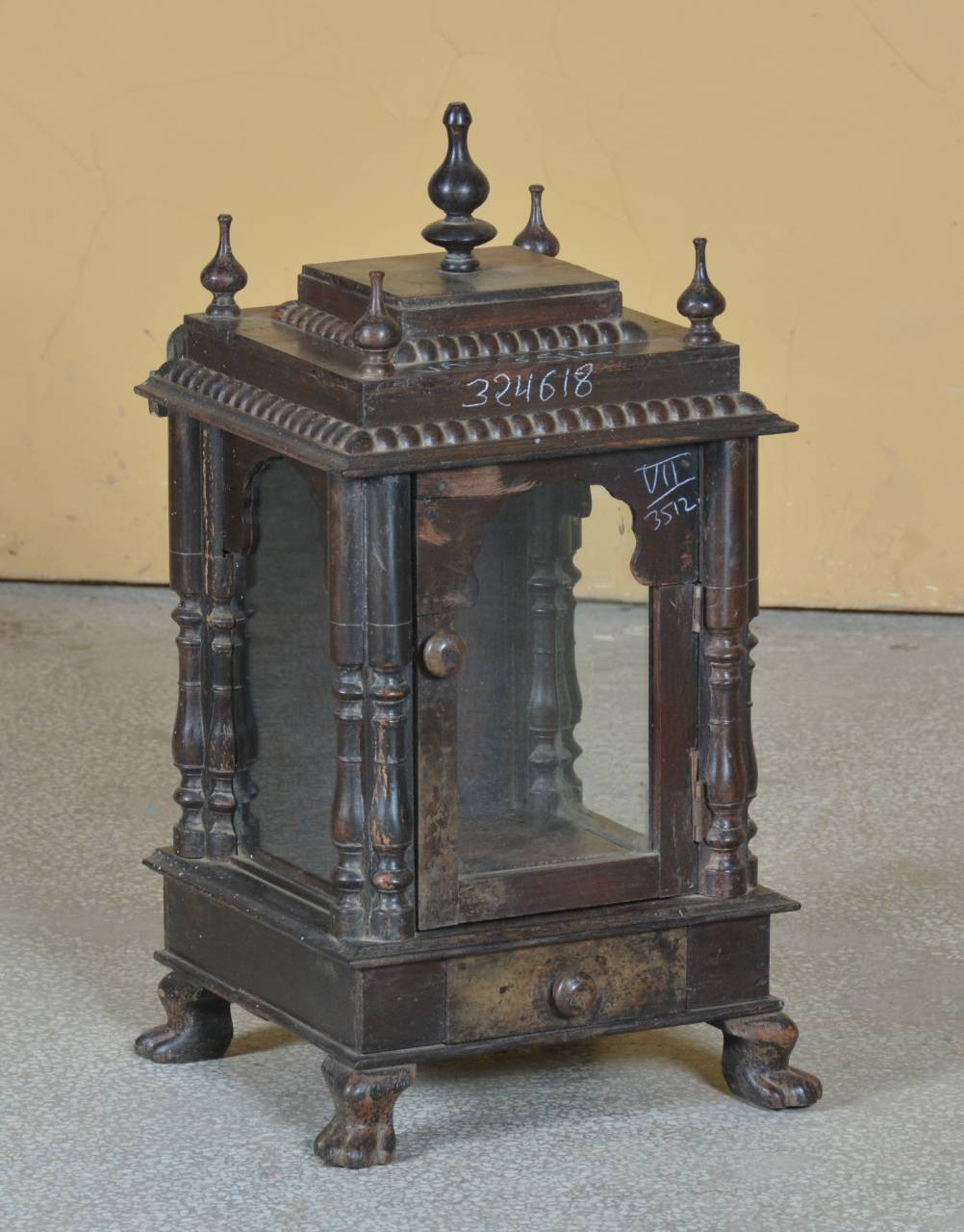 Wooden Temple With Door