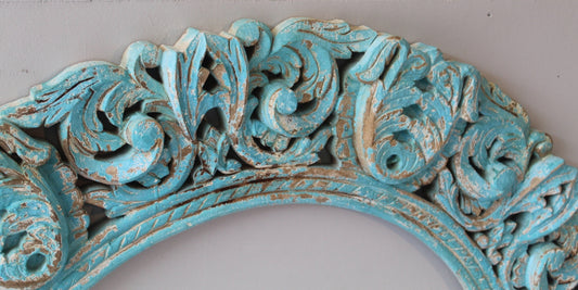 Vintage Carved Turquoise Frame - TESU