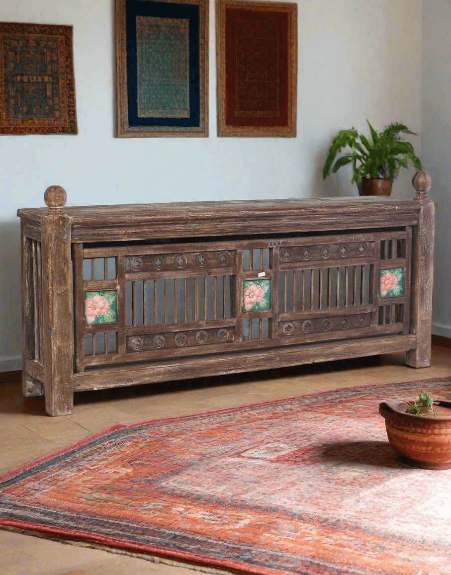 Wooden console Table with Drawer - TESU