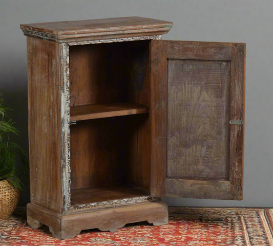 Bedside Handcarved Cabinet - TESU