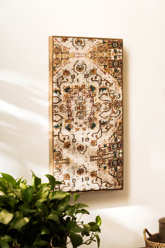 Threaded Treasures Wood and Fabric Wall Decor - Big