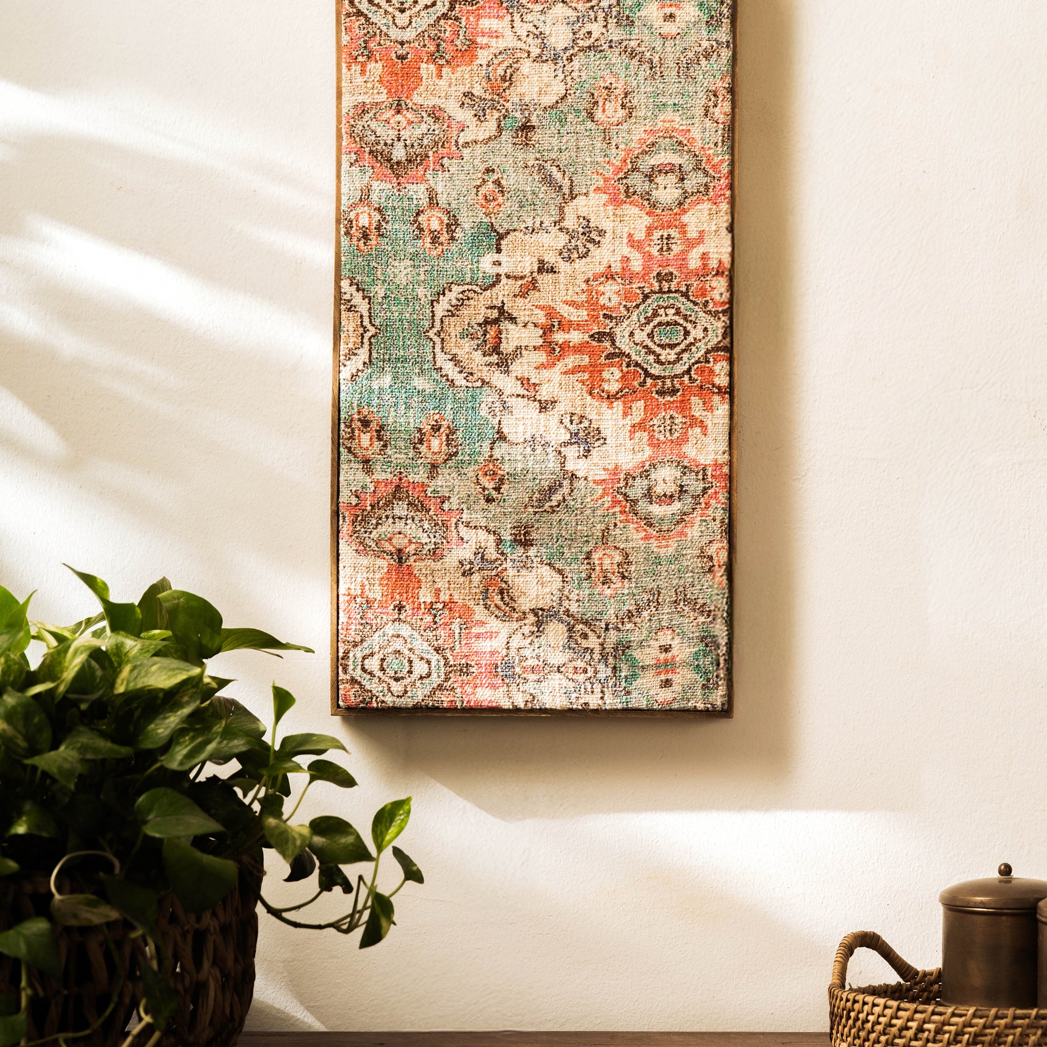 Threaded Treasures Wood and Fabric Wall Decor - Big