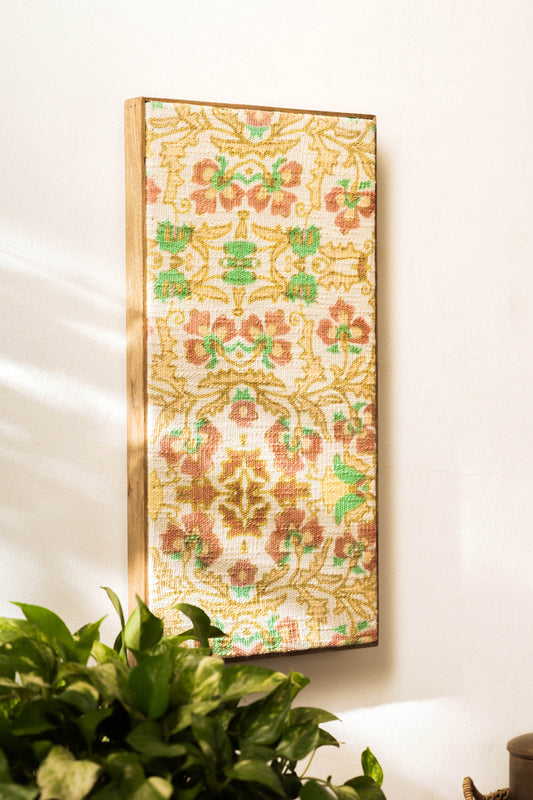 Threaded Treasures Wood and Fabric Wall Decor - Big