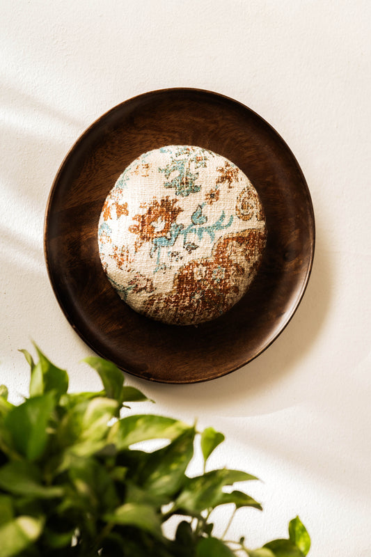 Threaded Treasures Wood and Fabric Wall Decor