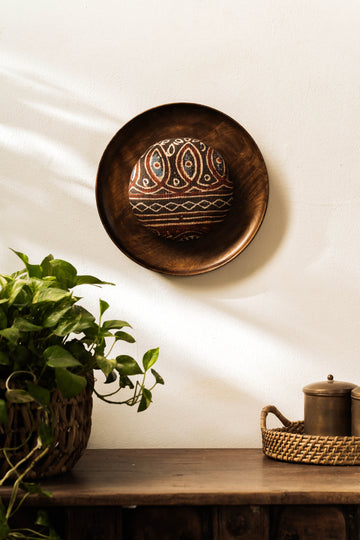 Threaded Treasures Wood and Fabric Wall Decor