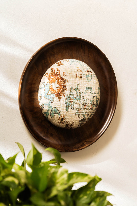 Threaded Treasures Wood and Fabric Wall Decor