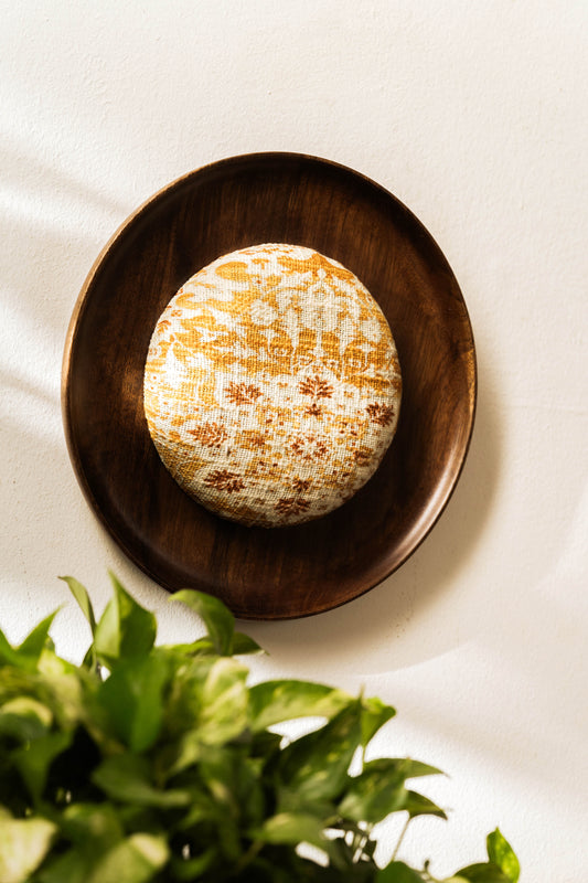 Threaded Treasures Wood and Fabric Wall Decor