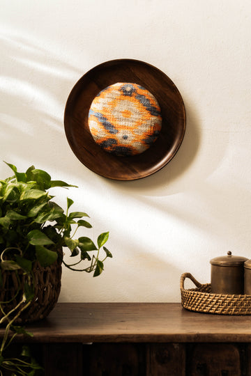 Threaded Treasures Wood and Fabric Wall Decor