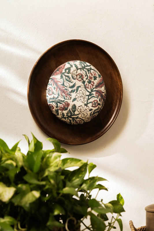 Threaded Treasures Wood and Fabric Wall Decor