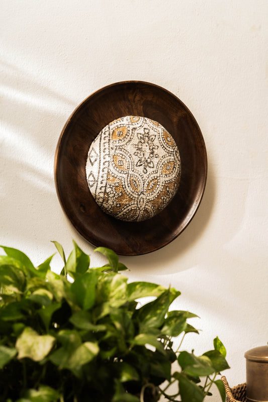Threaded Treasures Wood and Fabric Wall Decor
