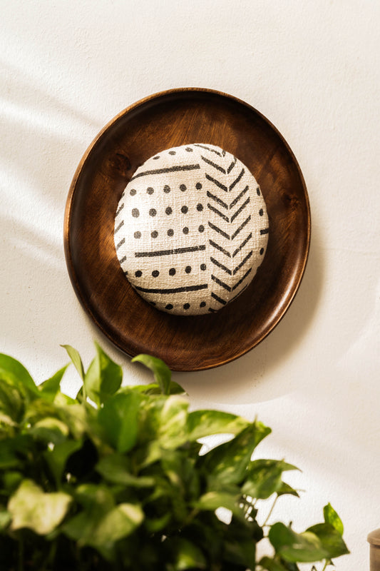Threaded Treasures Wood and Fabric Wall Decor