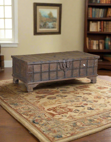 Antique Wooden Coffee Table - Brown