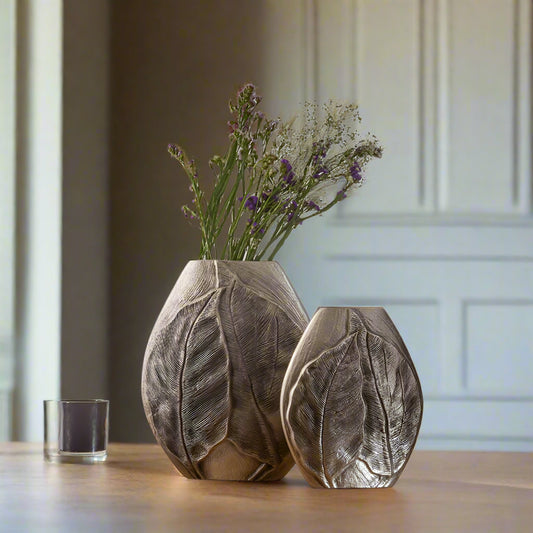 Infuse your home with the quiet grace of the forest with the Aranya Leaf Imprint Set 