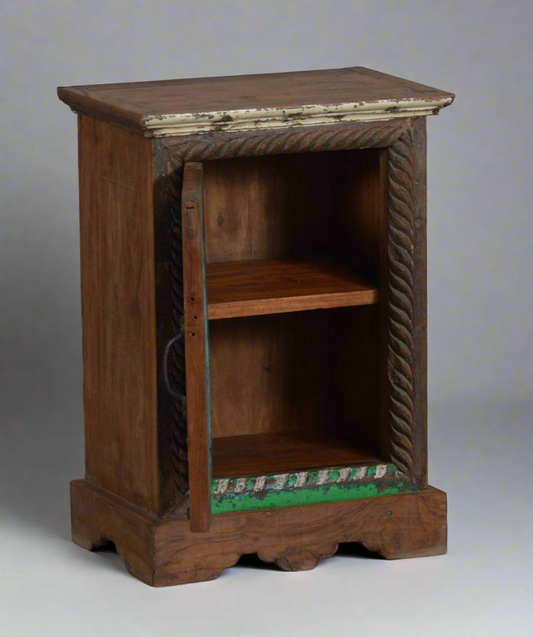 Bedside Carved Cabinet - TESU