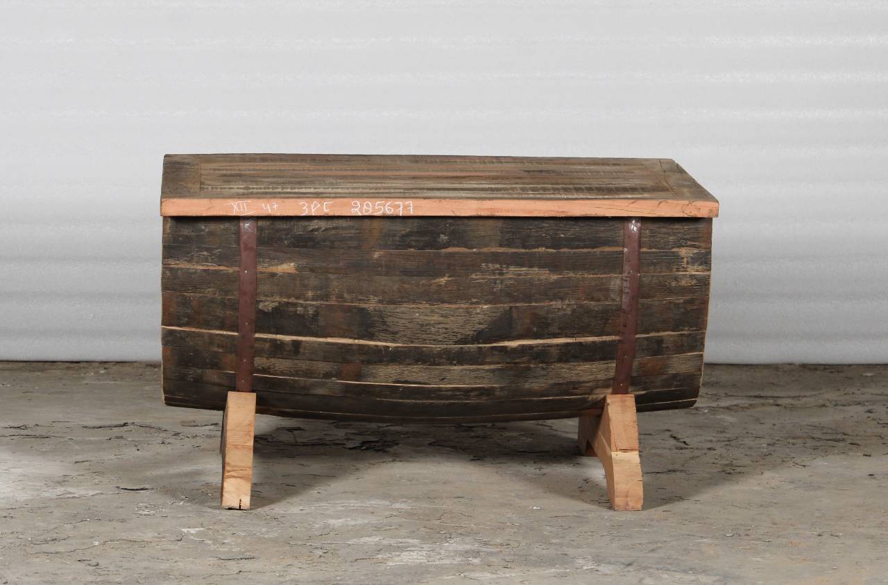 A recycled wooden table is a timeless piece of furniture that combines durability with natural elegance.