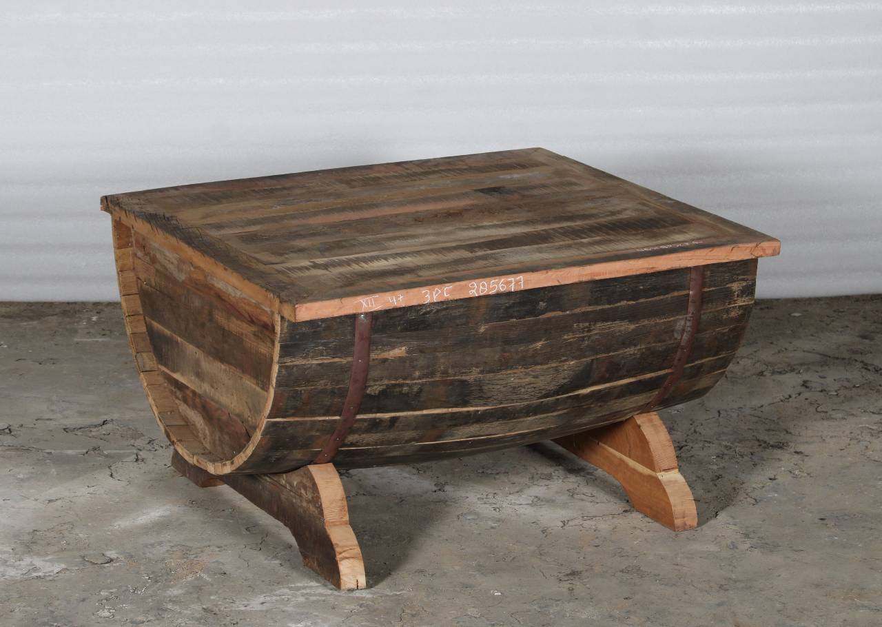 A recycled wooden table is a timeless piece of furniture that combines durability with natural elegance.