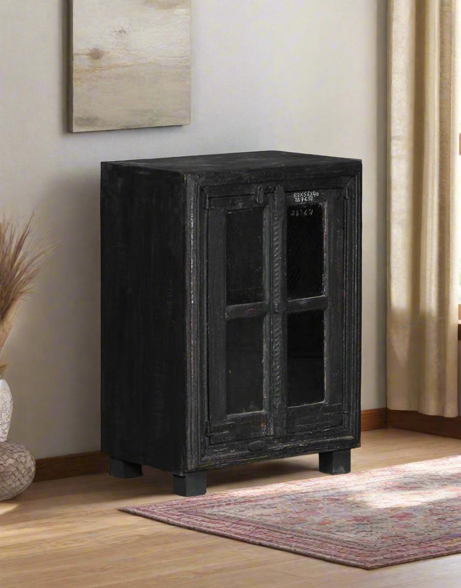 Black Storage Cabinet - TESU