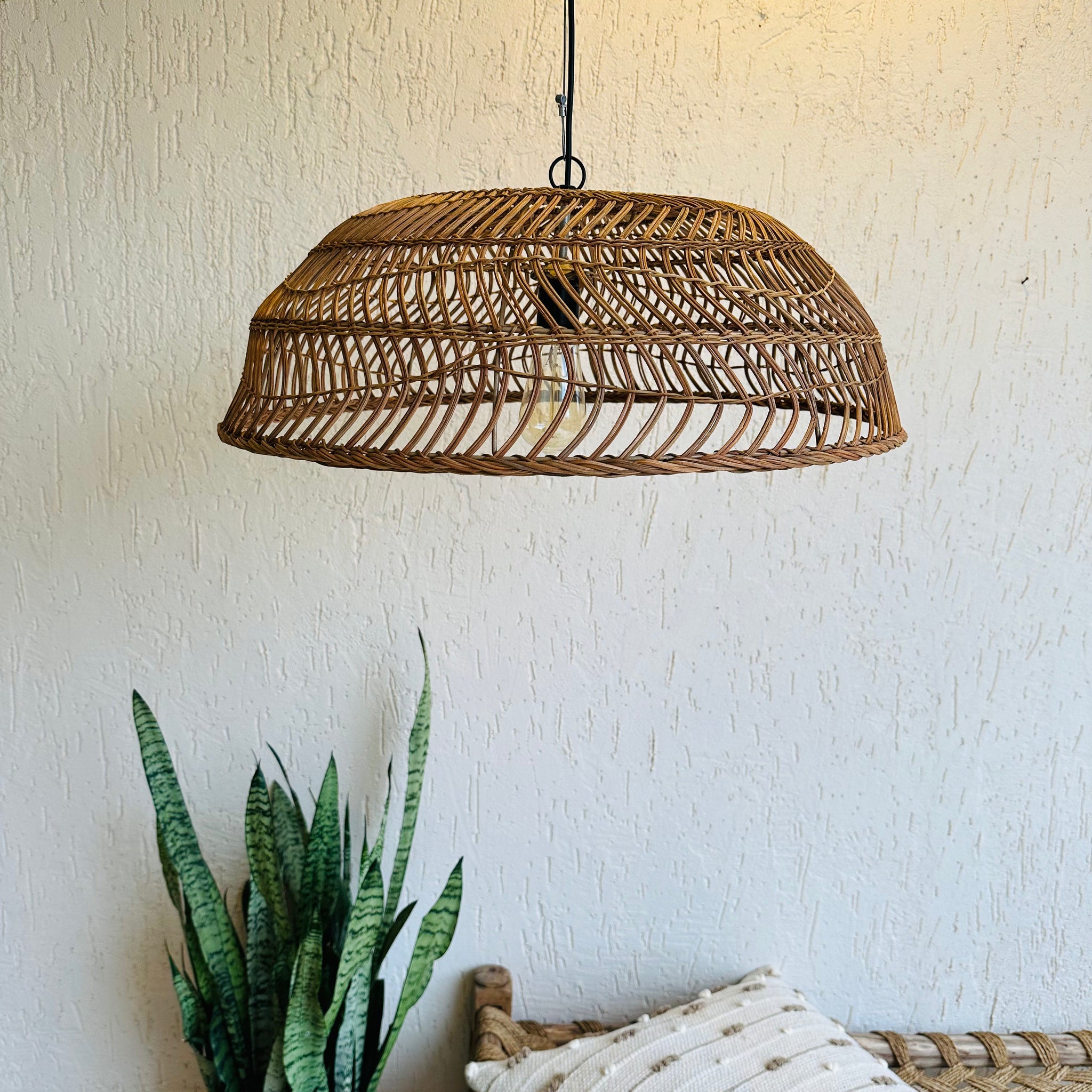 Bohemian Rattan Pendant Light - TESU