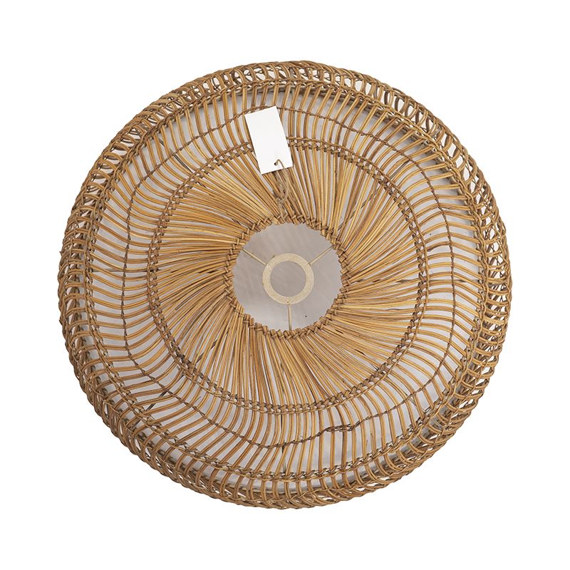 Handcrafted rattan pendant light adds bohemian charm to any space. Versatile design suits bedrooms, living areas, or covered patios. Expertly crafted for quality, adaptable to various ceiling heights. Each piece intricately woven by artisans, perfect for coastal, boho, or rustic decor. tesu