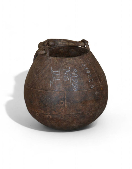 Brown Iron Pot