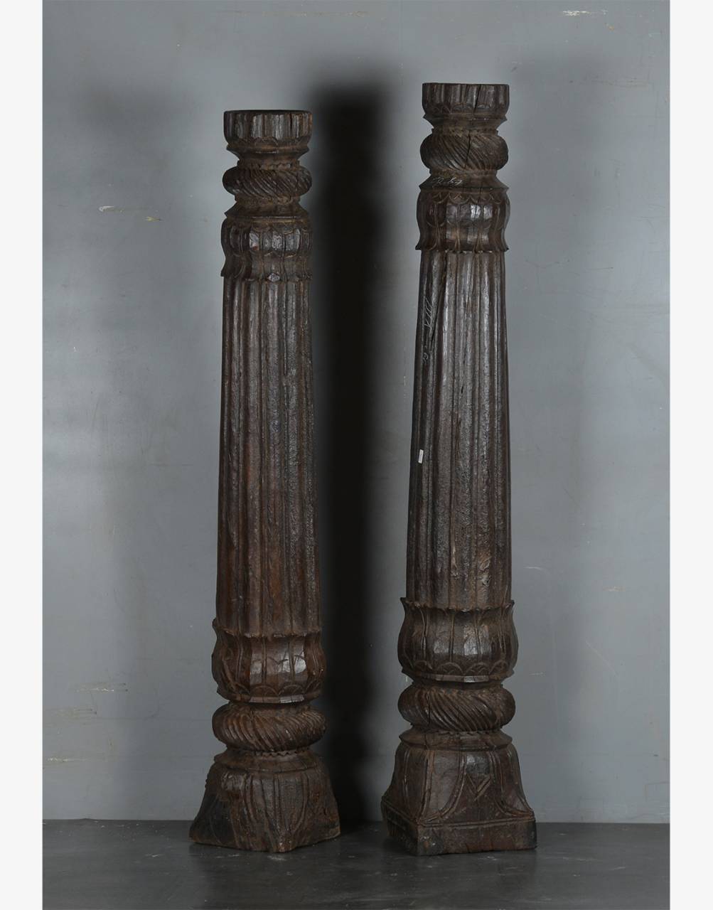 Antique Wooden Candle Stands - Extra Long