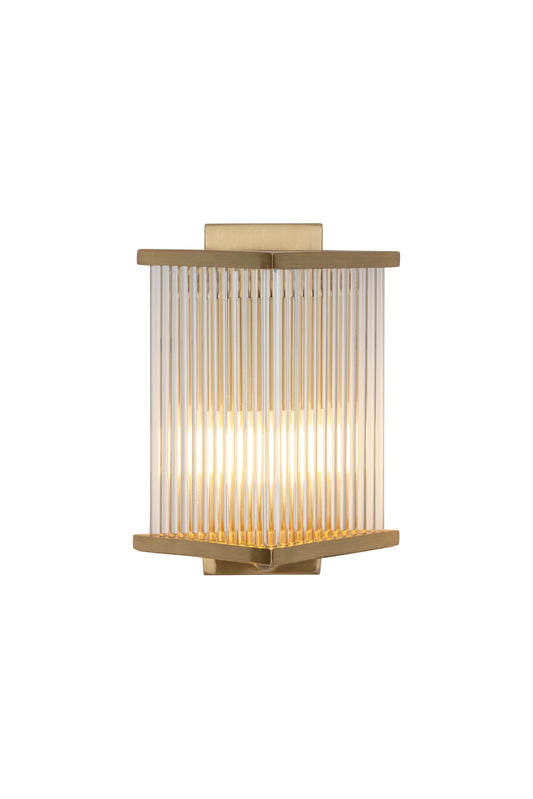 A Chandani Metal Glass Wall Light is a unique and stylish addition to any home decor, blending natural materials with modern design. 