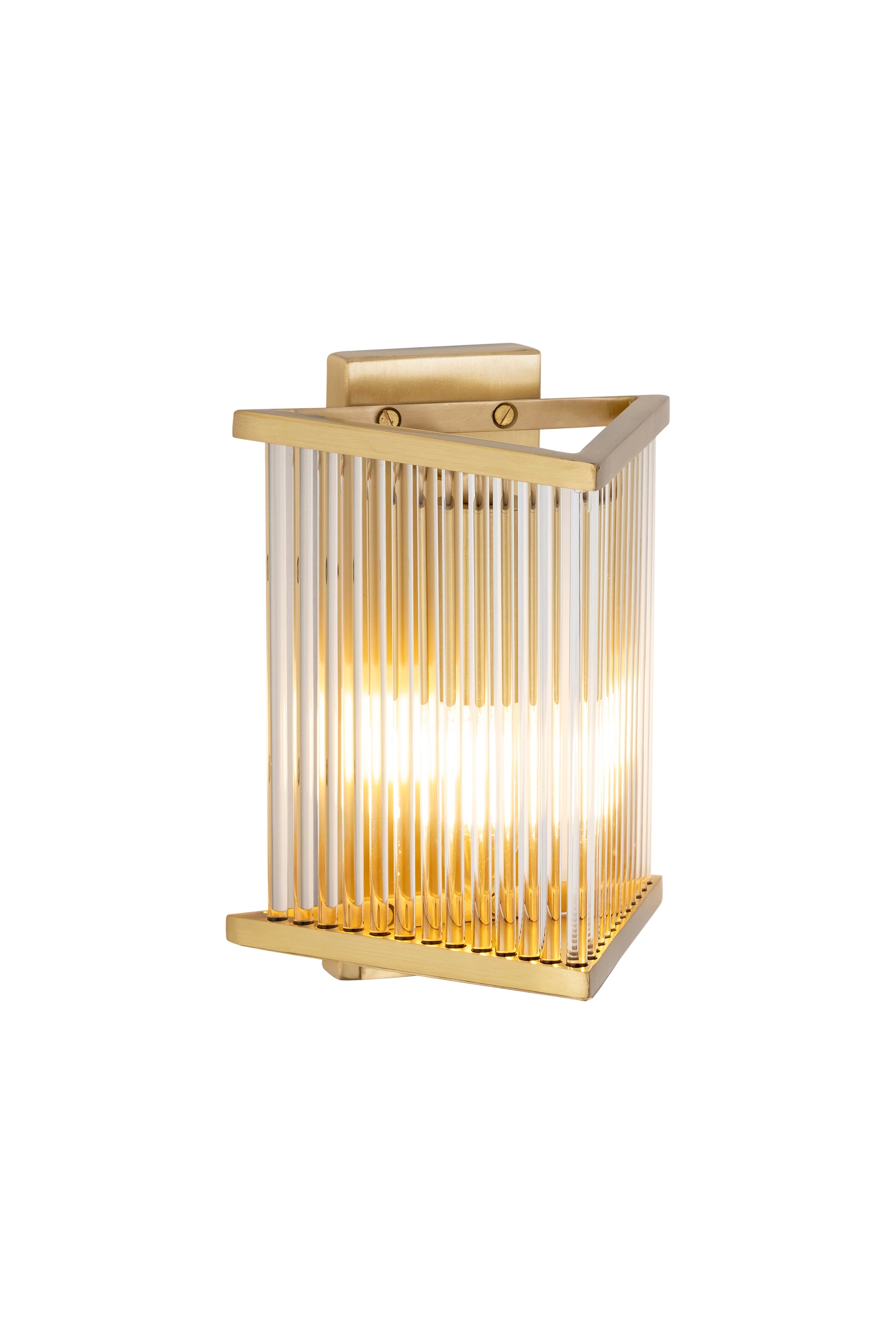 A Chandani Metal Glass Wall Light is a unique and stylish addition to any home decor, blending natural materials with modern design. 