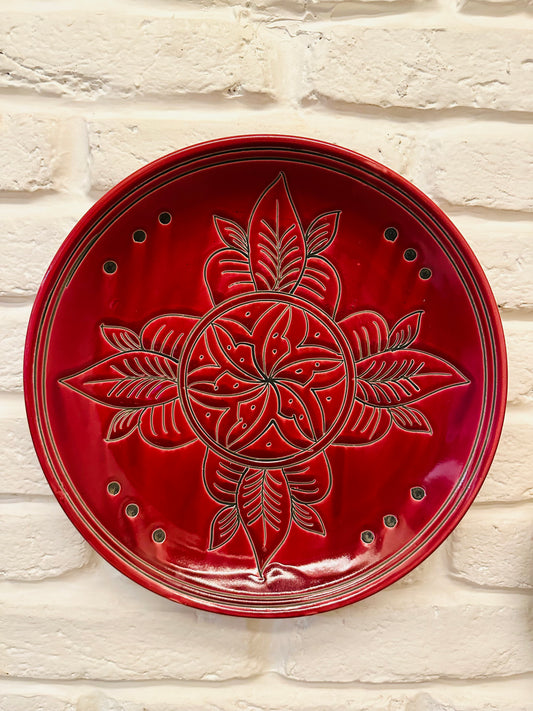  Artisan Crafted Wall Plates, Artisanal Home Accessories, Bedroom Wall Décor, Cherry Blossom Wall Art, Classical Wall Accents, Decorative Wall Hanging, Designer Wall Decor Ensemble, Hand Painted Cherry Wall Plates, Handcrafted Cherry Wall Plates, Indian Art Inspired Wall Art, Indian Artisan Wall Art, Living Room Wall Decoration, Unique Wall Accent Pieces, Vibrant Home Décor, tesu