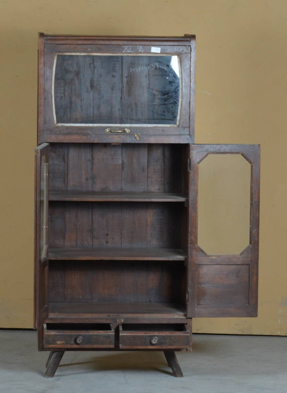 With multiple shelves and lower drawers, it combines utility with heritage charm—ideal for showcasing books, crockery, collectibles, or décor.