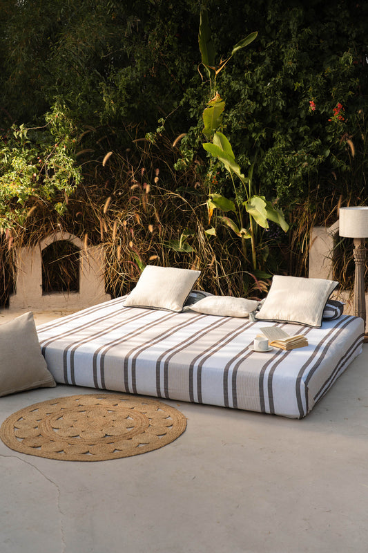 Coastal Cotton Bedspread With Pillow Covers