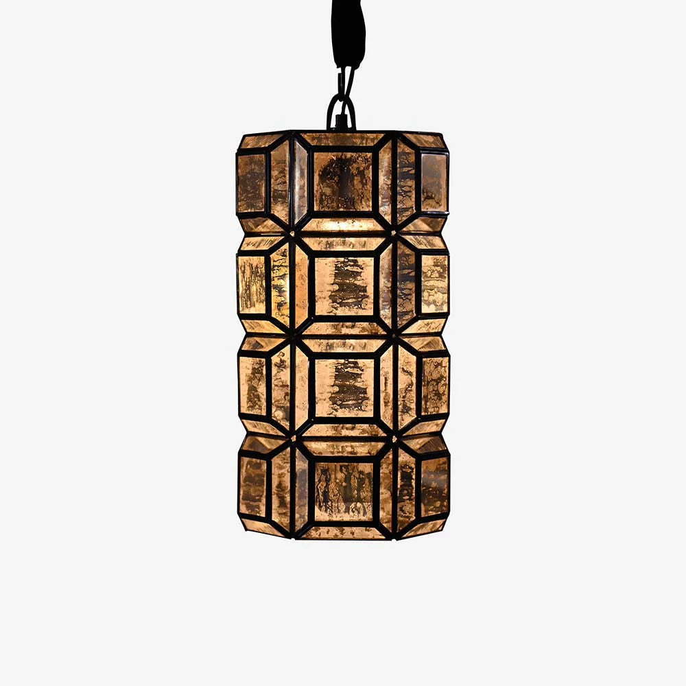  this pendant lamp brings both symmetry and softness to your space. 