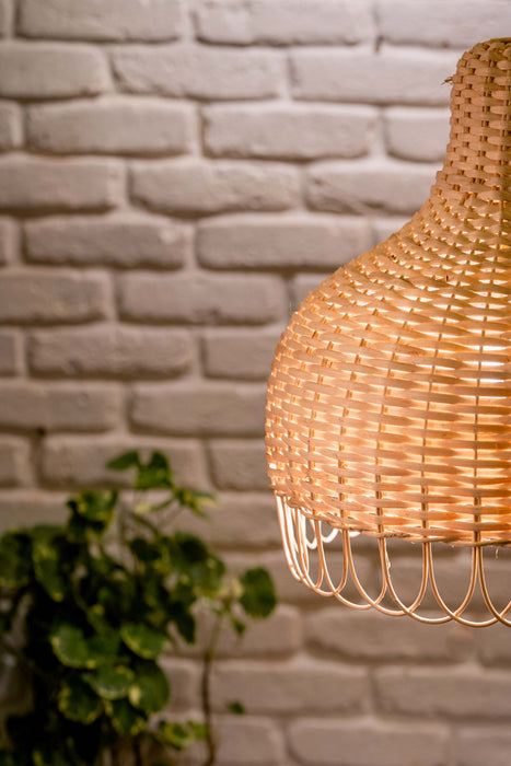 Dome Shaped Cane Lampshade
