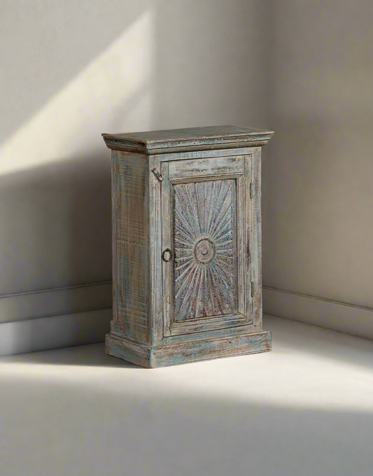 Handcarved Bedside Cabinet