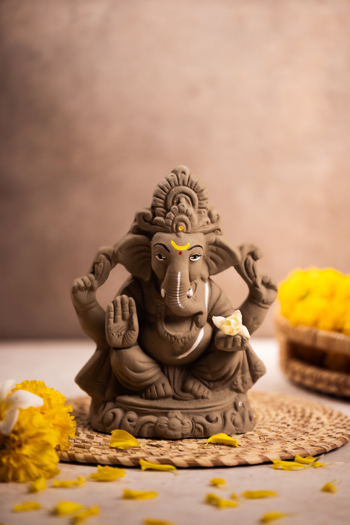 Eco - Friendly Ganesha Idol - Design 4