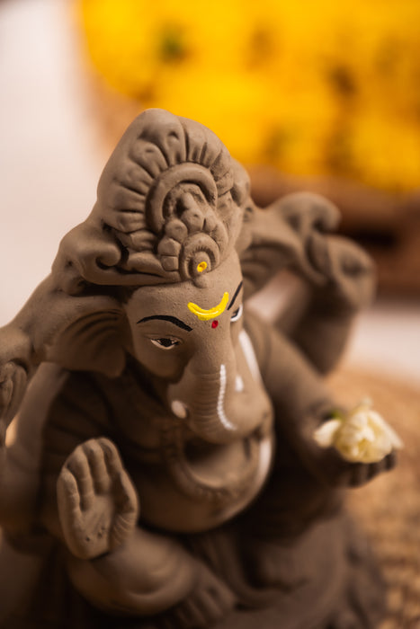 Eco - Friendly Ganesha Idol - Design 4