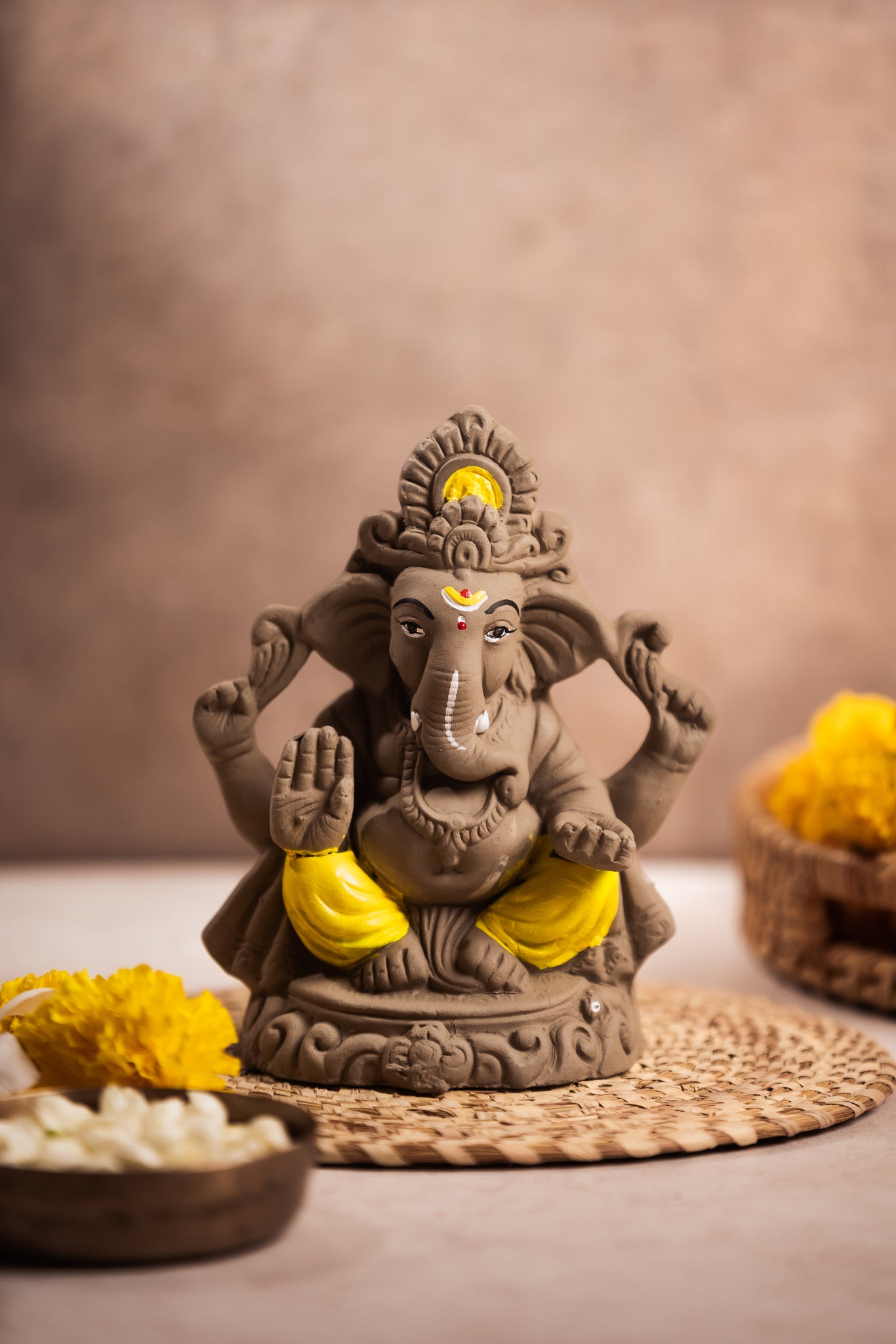 Eco - Friendly Ganesha Idol - Design 3