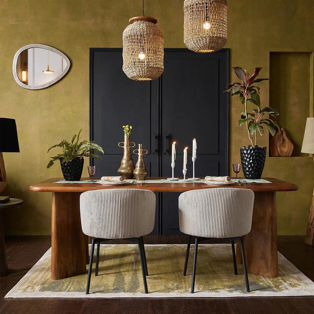 Eterna Solid Wood Dining Table - TESU