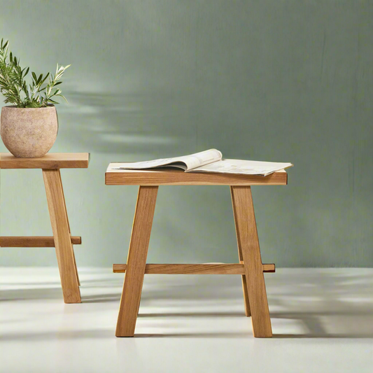 Timber Rectangle Stool