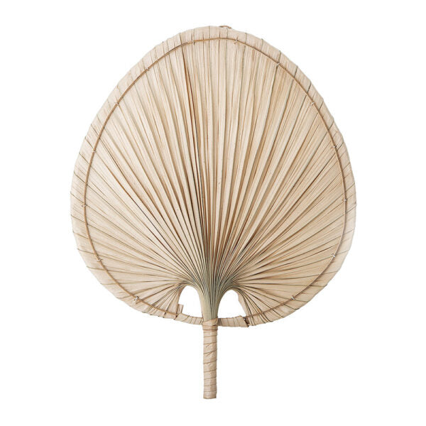 Palm Leaf Wall Fan Boho, Enhance your Dream Home with our curated selection of premium Home Décor items. Handwoven by skilled artisans, these Palm Leaf Wall Fans feature a simple spiral design and come with a hook for easy hanging. Perfect for a boho home. tesu