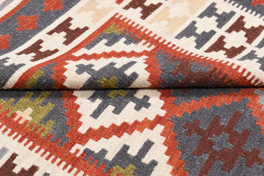 Flatweave Handmade Multicolor Caucasian Rugs - TESU