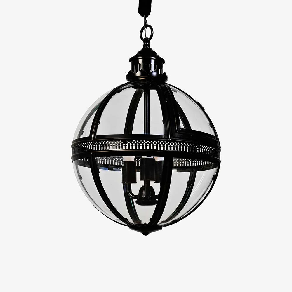 Illuminate your space with the elegant Globe Pendant Lamp, crafted from high-quality glass. Featuring a sleek and modern design, this pendant light offers a sophisticated touch to any room.