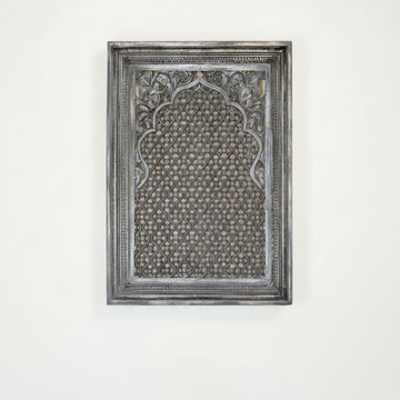 Introduce unique and eco-friendly style to your home decor with this handcarved wooden panel made of Mango Wood