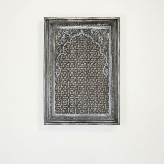 Introduce unique and eco-friendly style to your home decor with this handcarved wooden panel made of Mango Wood