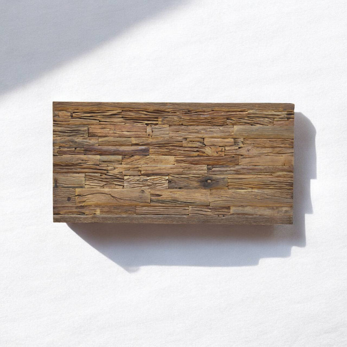 Handcrafted reclaimed wood wall panel rustic vintage wall art detail – Tesu
