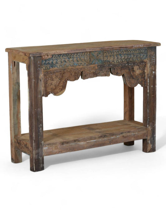 Natural Brown Console Table - TESU