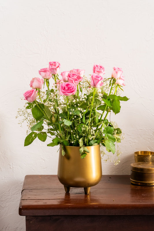 Golden Table Planter - TESU