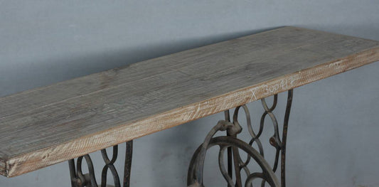 Iron wood console table - TESU