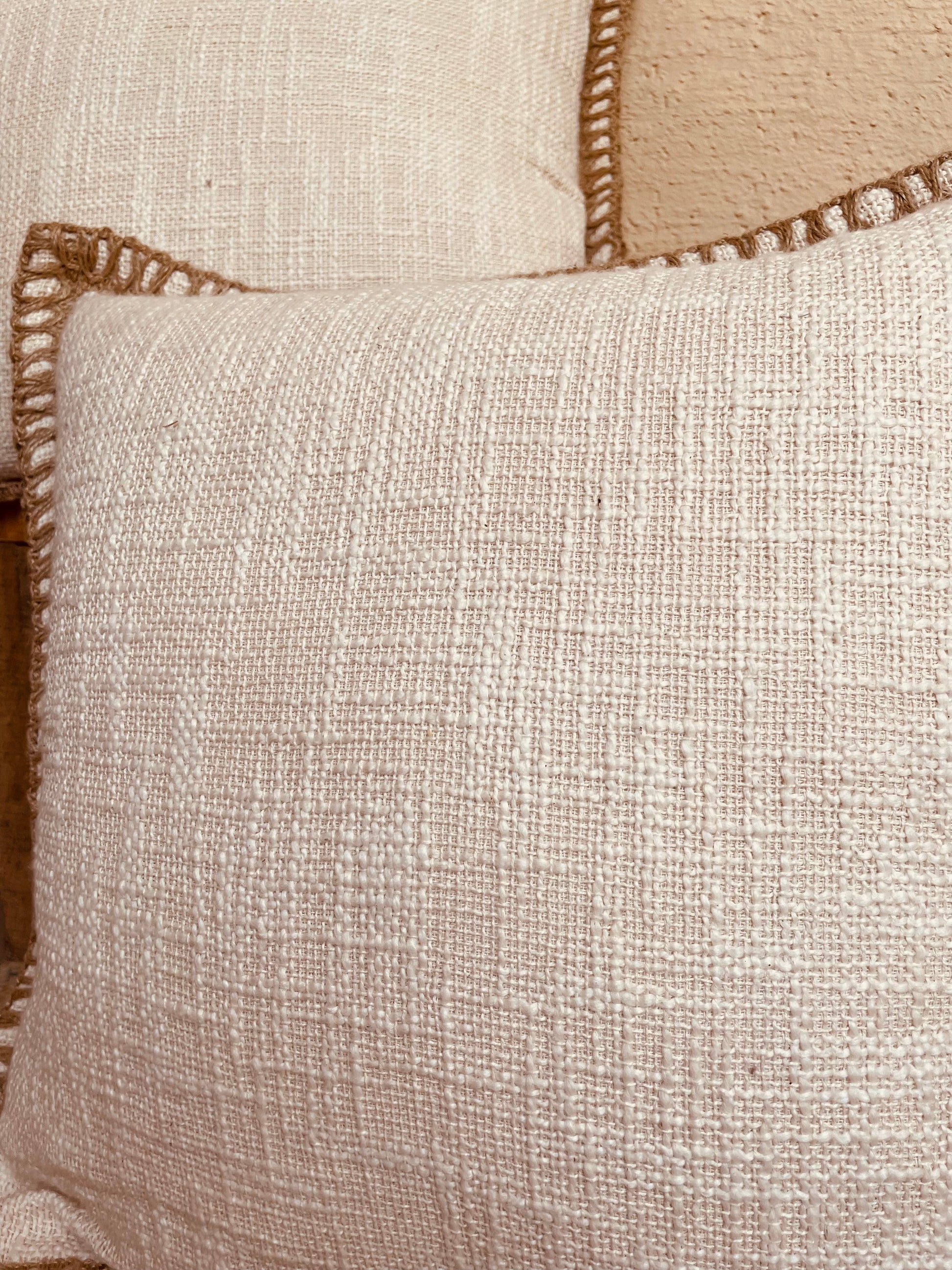 Jute Cotton Knitted Cushion Covers - TESU